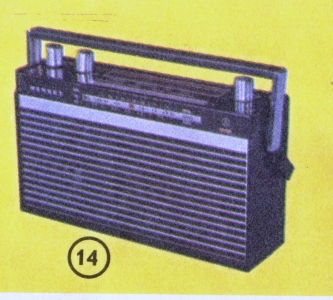 Menuet 2822 B — kabelkový tranzistorový přijímač