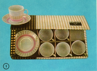 Šápo porcelánová souprava šálků