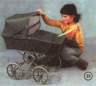 Loutkový kočárek — vzor LH 6821 