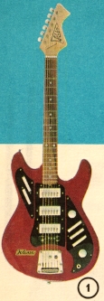 Elektrofonická kytara „Alfa“